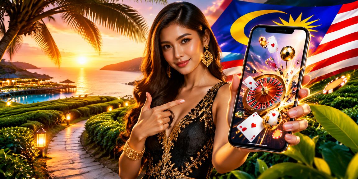 Pengguna Kota Kinabalu mengakses kasino dari peranti mudah alih